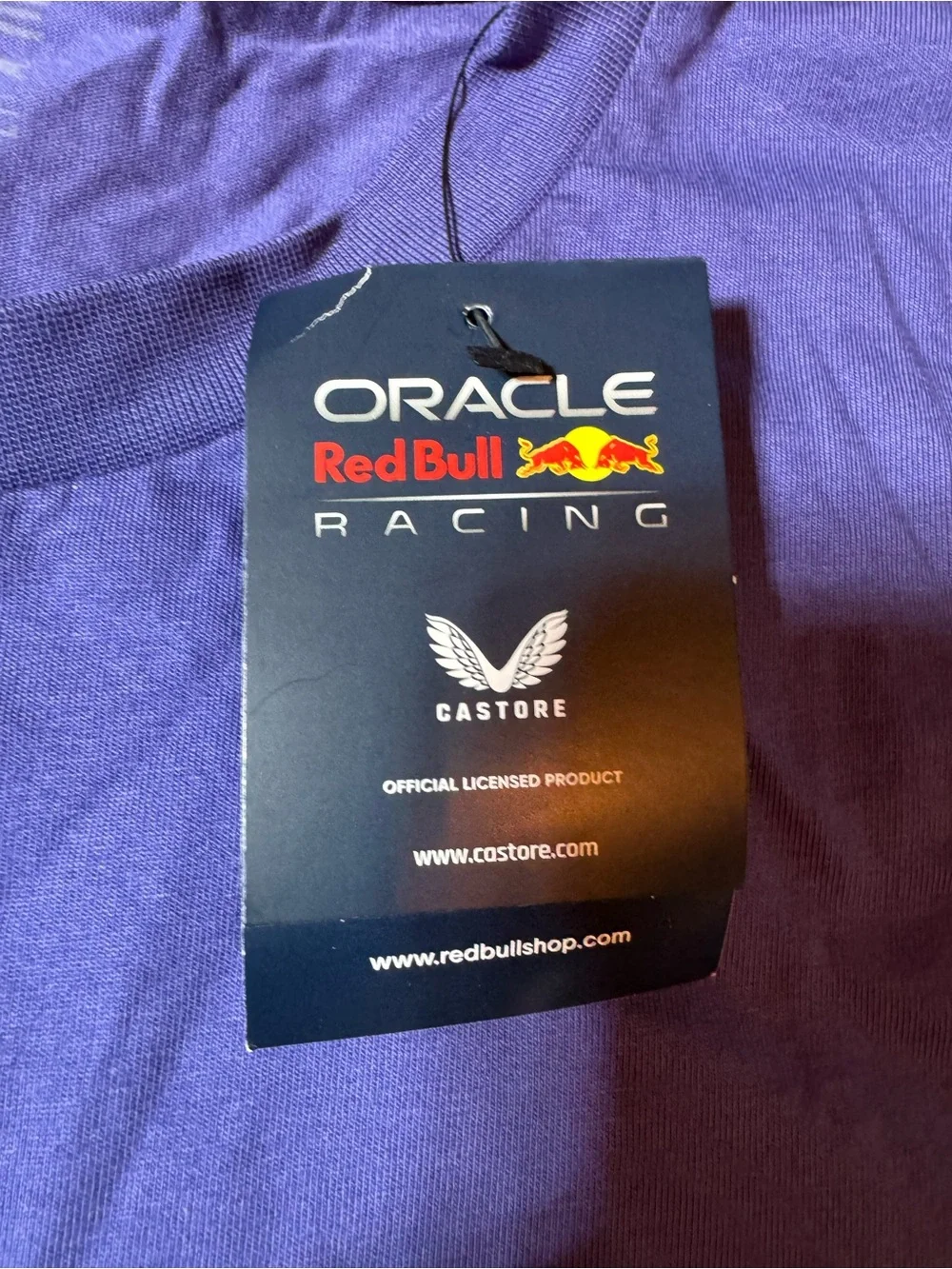 Oracle Red Bull Racing Official Castore T-Shirt Tee Logo Blue Men’s Sz 2XL XXL - Picture 3 of 10